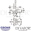 Grohe Lineare Single-Lever Bath Shower Mixer Dimensions